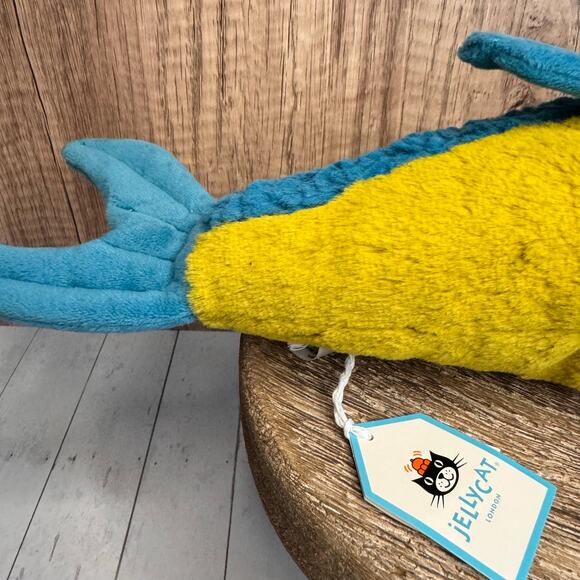 Jellycat Delano Dorado Fish FAST SHIP NEW Jellycat Fish Rare RETIRED - Picture 12 of 12
